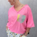 T-shirt décontracté à poche