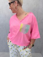 T-shirt décontracté à poche