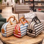 Sac Marin Rayé À Double Anse