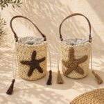 Sac en paille étoile de mer