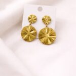 Boucles d'oreilles dorées