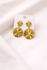 Boucles d'oreilles dorées