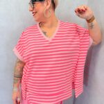 T-shirt Rayé Couleurs Vives