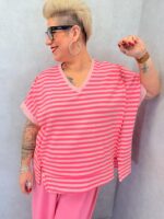 T-shirt Rayé Couleurs Vives