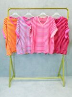 T-shirt Rayé Couleurs Vives – Image 2