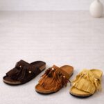 Sandales en suédine