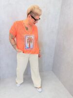 T-shirt Palmiers Col V – Image 5