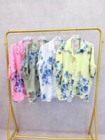 Chemise Fleurie Décontractée – Image 3