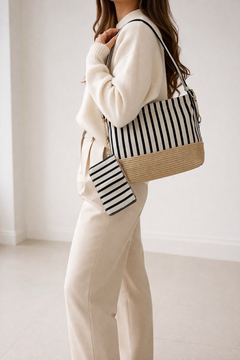 F8F1C9B8-FE08-4D9D-9EB9-61A03D327D61 Sac avec petite pochette – Image 1