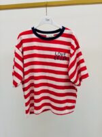 T-shirt Rayé À Message – Image 2