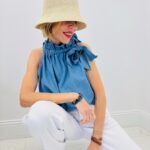 Top en toile de Jean