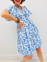 Robe floral fil lurex – Image 4