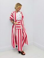 Robe rayures bâtons