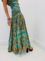 Jupe longue multicolore