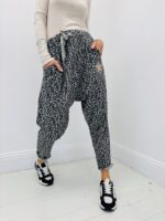 Pantalon Imprimé Léopard