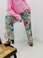 Pantalon fleuri - Marque RUE DES ABBESSES