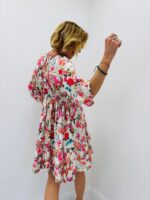 Robe fleurie en fil lurex – Image 3