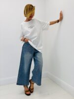 T-shirt blanc en coton – Image 3