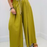 Pantalon large à pince