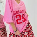 T-shirt dentelle esprit basket