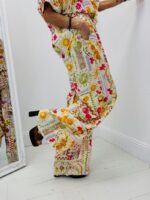 Pantalon Fluide Imprimé Patchwork Fruité – Image 4