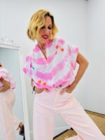 Chemise Tie & Dye En Coton À Broderies Colorées – Image 4