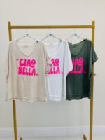 T-shirt Oversize Ciao Bella – Image 3