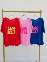 T-shirt Oversize Ciao Bella – Image 2