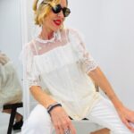 Top dentelle doublé