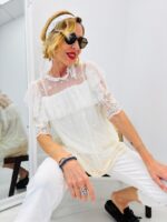 Top dentelle doublé