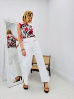 Crop Top Fleuri Coloré – Image 3