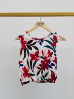 Crop Top Fleuri Coloré – Image 2