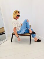 Chemise Blanche Brodée Ton Sur Ton – Image 6