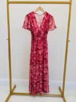 Robe Longue Fluide À Imprimé Floral – Image 2