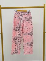 Pantalon toile de Jean motif bandana – Image 2