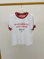 T-shirt Message Littéraire Contrasté Marque Maison 7577 – Image 2