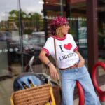 T-shirt Message Iconique Cœur Liberté Marque Maison 7577