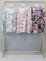 Tunique fleurie colorée – Image 2