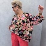 Tunique fleurie colorée