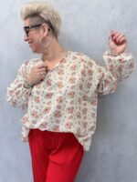 Tunique fleurie coton – Image 4