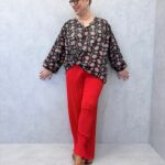 Tunique fleurie coton