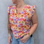 Top Imprimé Fleuri