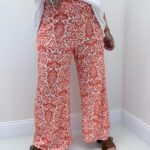 Pantalon imprimé floral