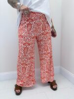 Pantalon imprimé floral