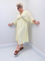 Robe Longue Élégante en Coton