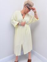 Robe Longue Élégante en Coton – Image 2
