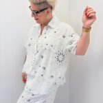 Pantalon Large Imprimé Bandana