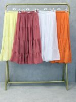 Jupe longue coton – Image 3