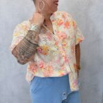 Chemise florale bohème - Marque PEPOUZ