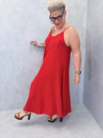 Robe fluide longue - Made in Italy – Image 2